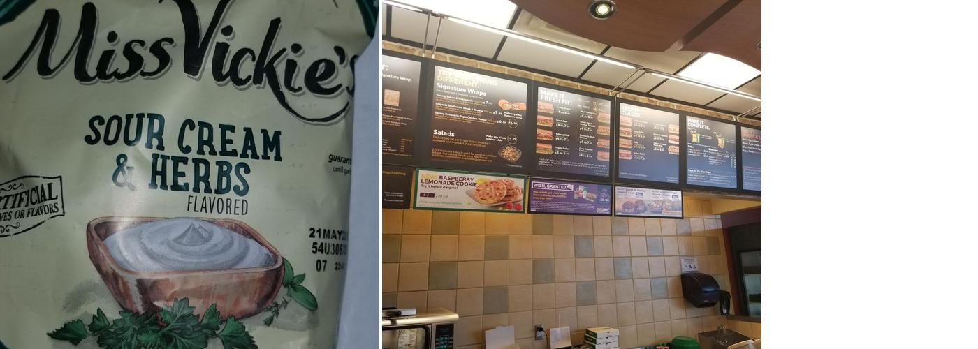 Subway Menu