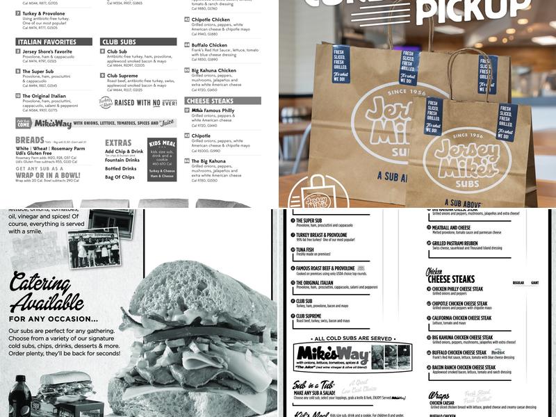 Jersey Mike's Subs Menu