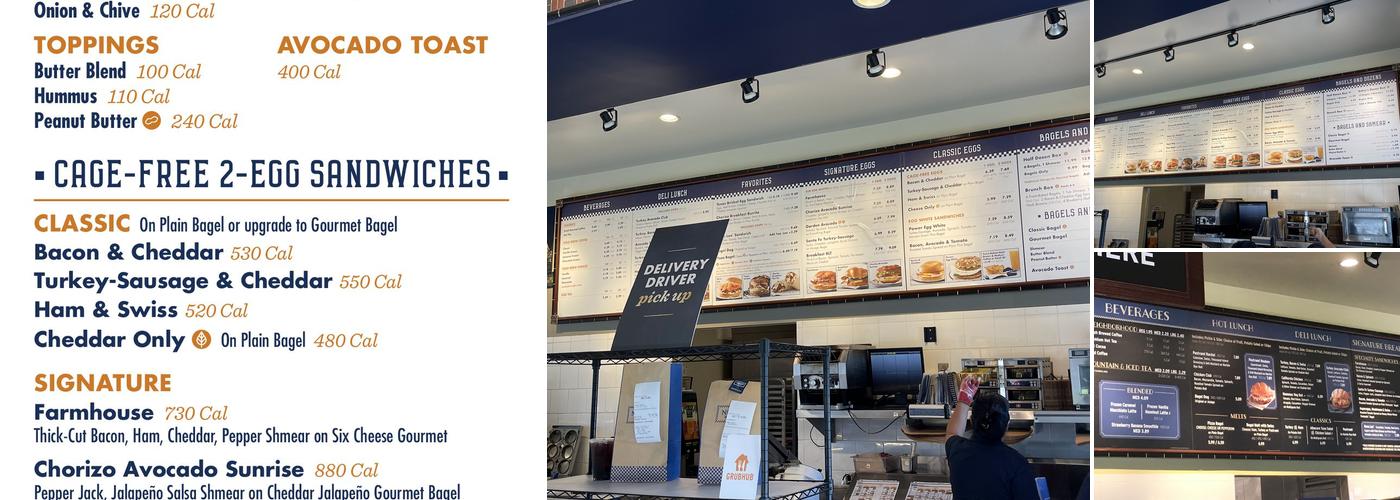 Noah's NY Bagels Menu