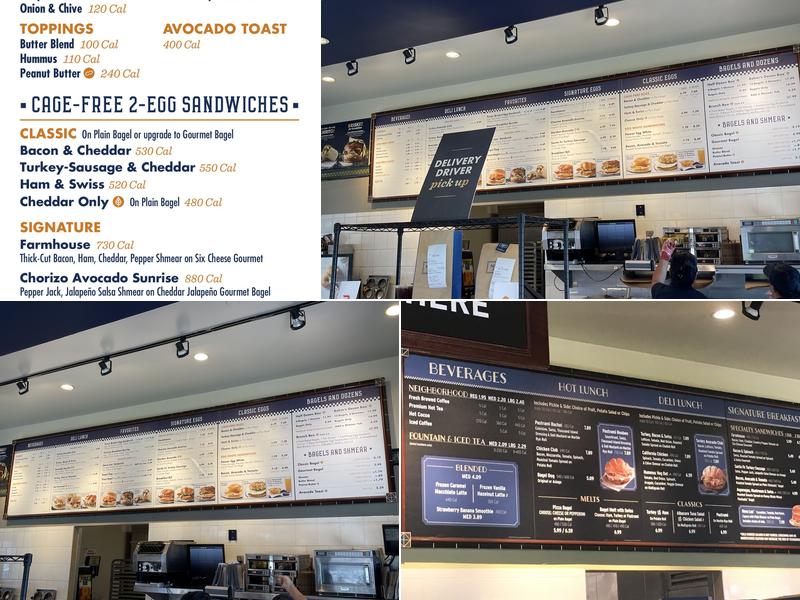 Noah's NY Bagels Menu