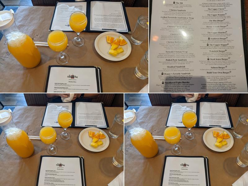 The Copper Pot Saddle Rock Menu