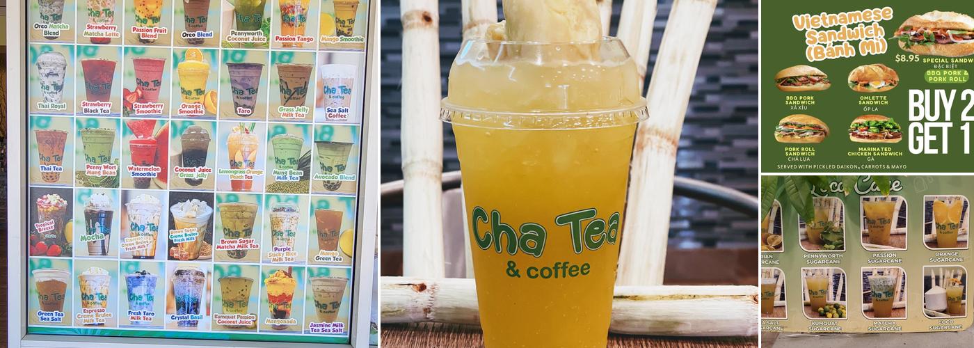 Cha Tea Menu