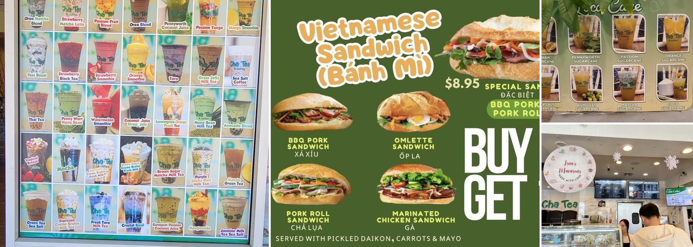 Cha Tea Menu