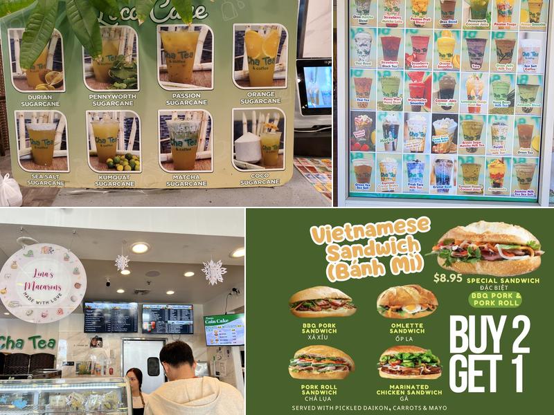 Cha Tea Menu