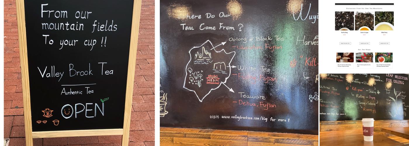 Valley Brook Tea Menu