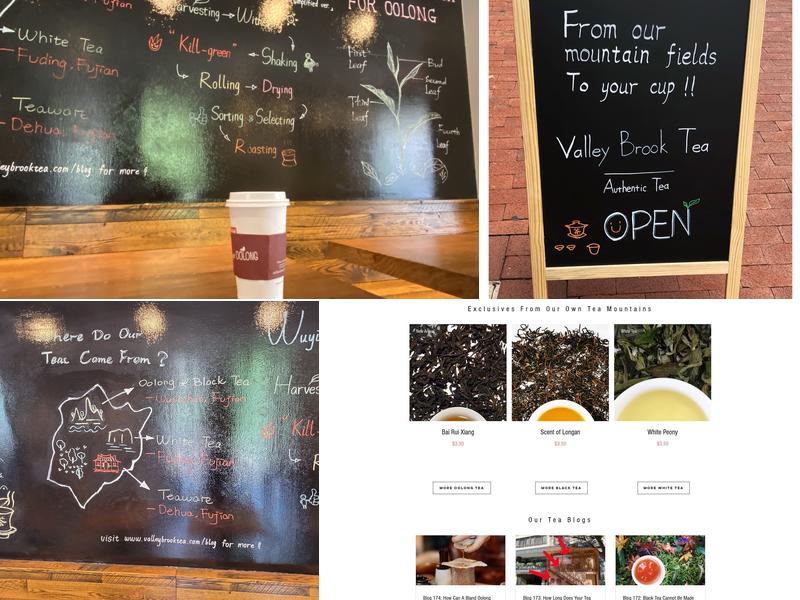 Valley Brook Tea Menu