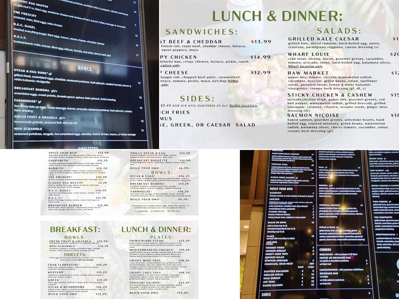 Chopsmith Menu