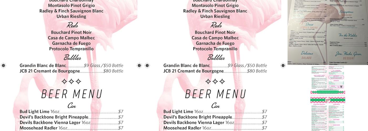 THRōW Social DC Menu