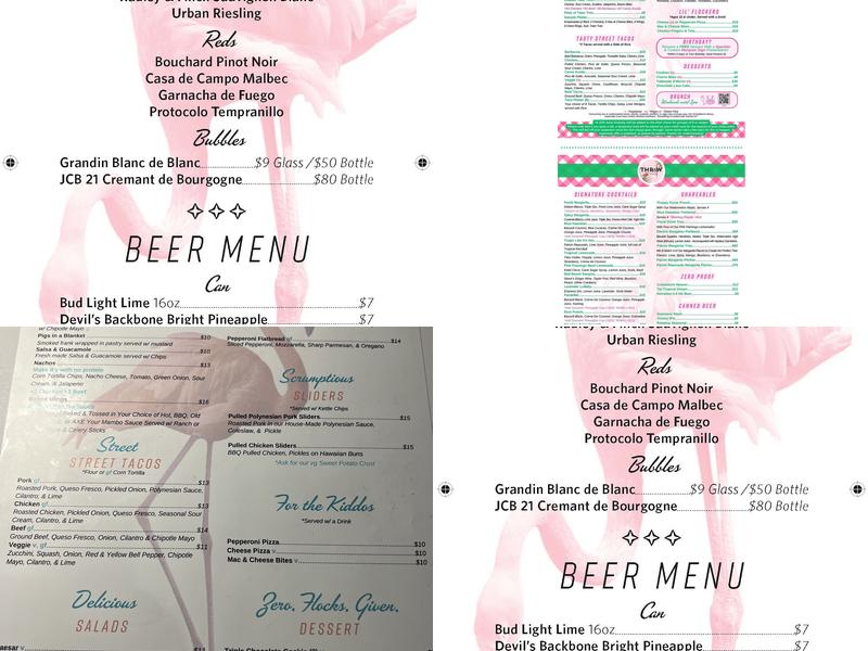 THRōW Social DC Menu