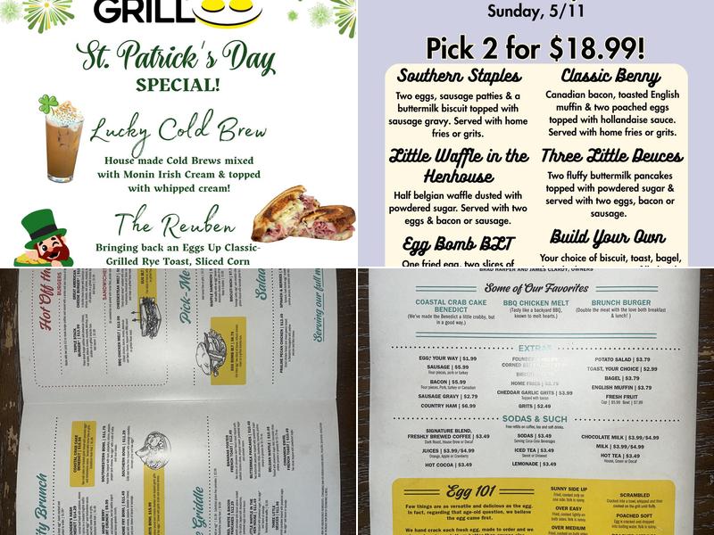 Eggs Up Grill Menu