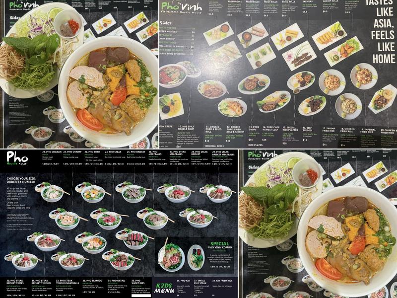 PHO by VINH Noodle House Menu