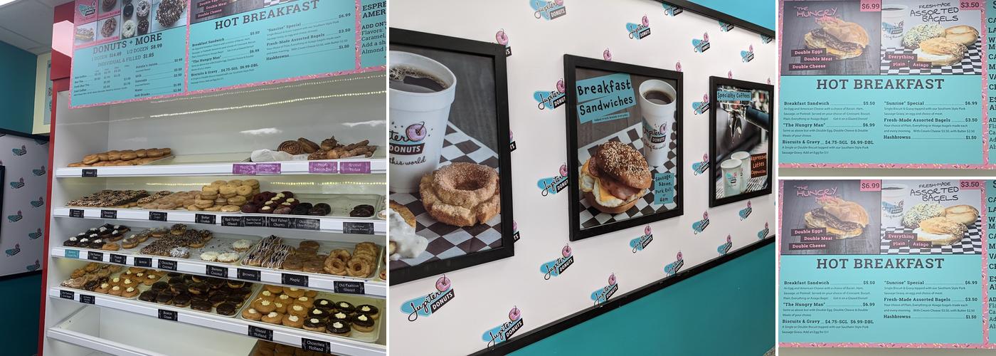 Jupiter Donuts Lantana Menu