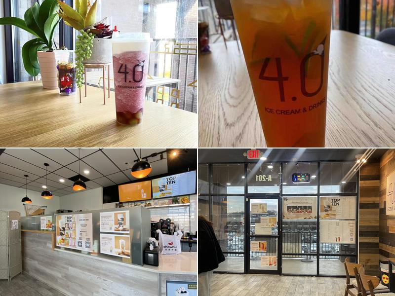 4.0 Ice Cream & Drinks 6035 Peachtree Rd SUITE A201 FIRST STORE ON THE 2ND FLOOR, Doraville