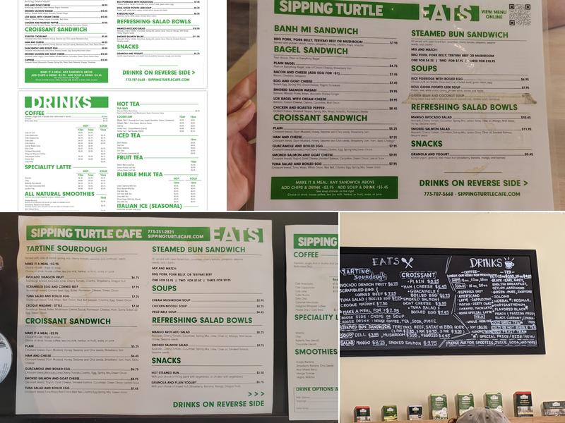Sipping Turtle Cafe Menu