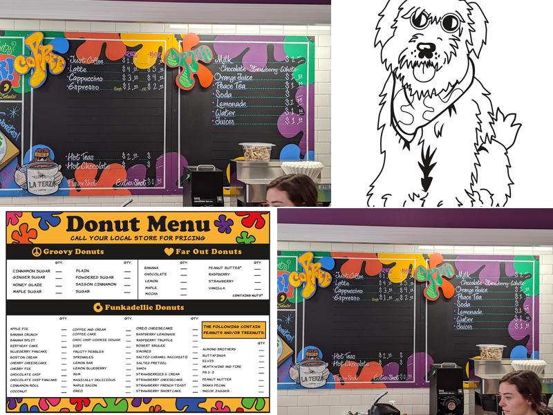 Peace, Love and Little Donuts of Hyde Park Menu