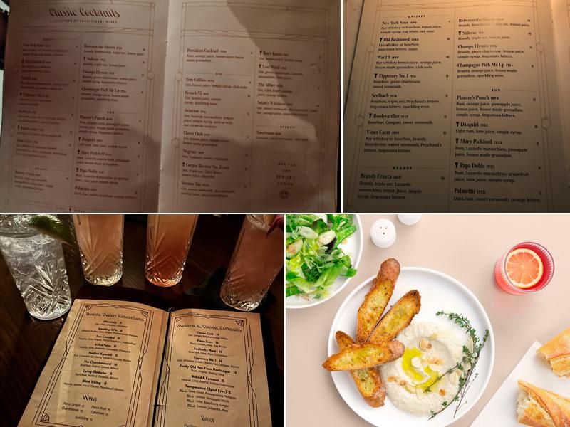 Double Dealer New Orleans Menu