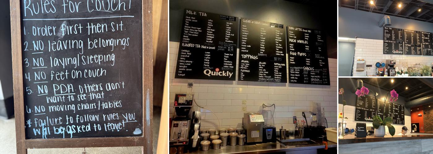 Quickly Boba Cafe - Auburn Hills Menu