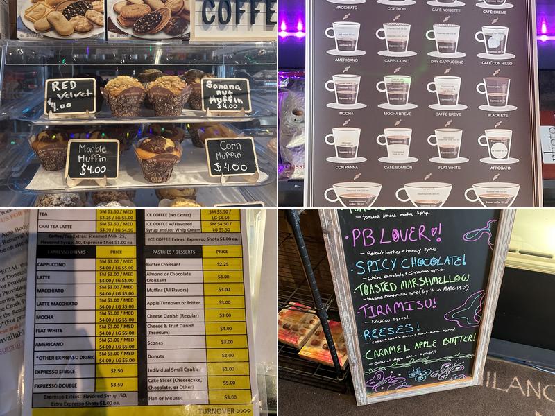 MILANO BEAN CAFE Menu