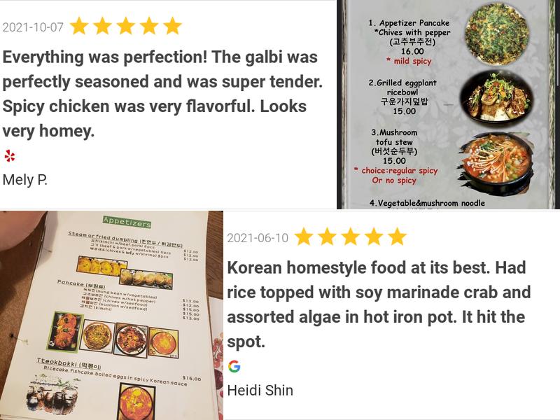 Jang Dok Dae Corp Menu