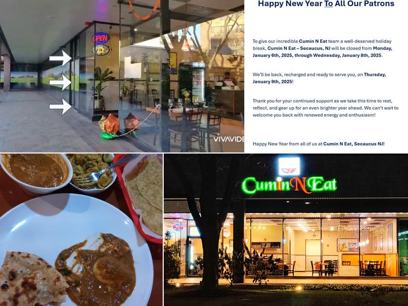 Cumin N Eat 700 Plaza Dr Unit 129, Secaucus