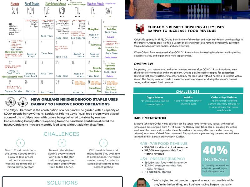 Seven Sirens Brewing Company Menu