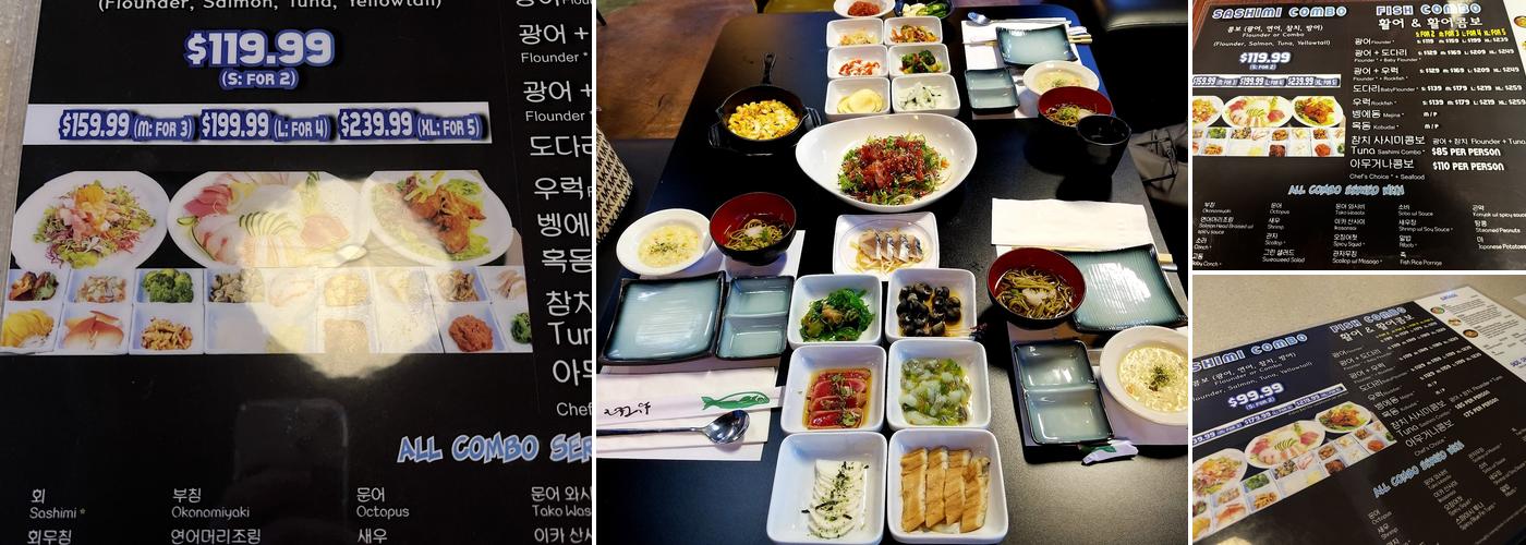 Sashimi Day Menu