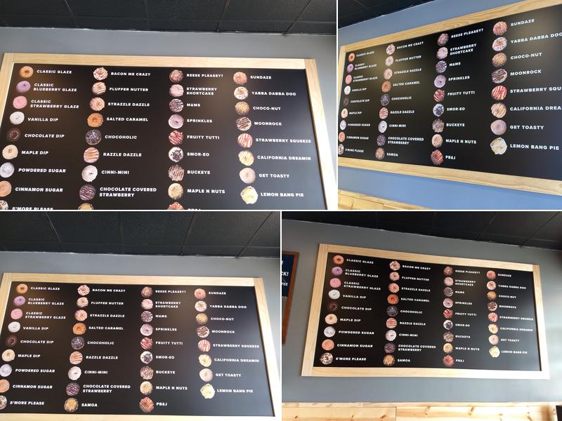 Dragon Donuts Grandview Menu