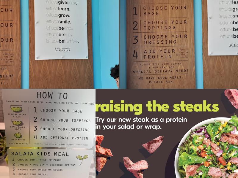 Salata Menu