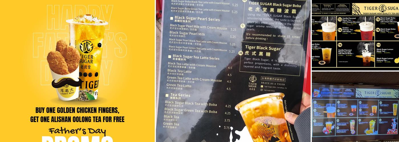 Tiger Sugar Menu