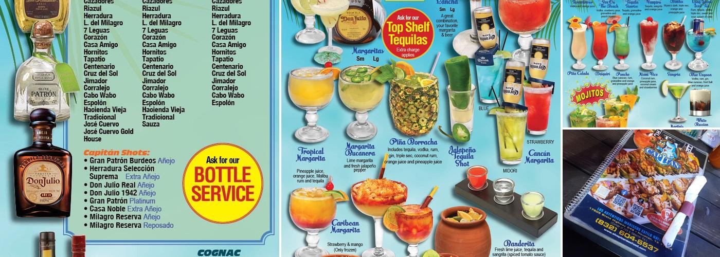 El Capitan Seafood & Mexican Grill Menu