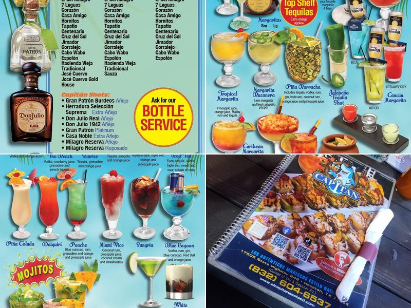 El Capitan Seafood & Mexican Grill Menu