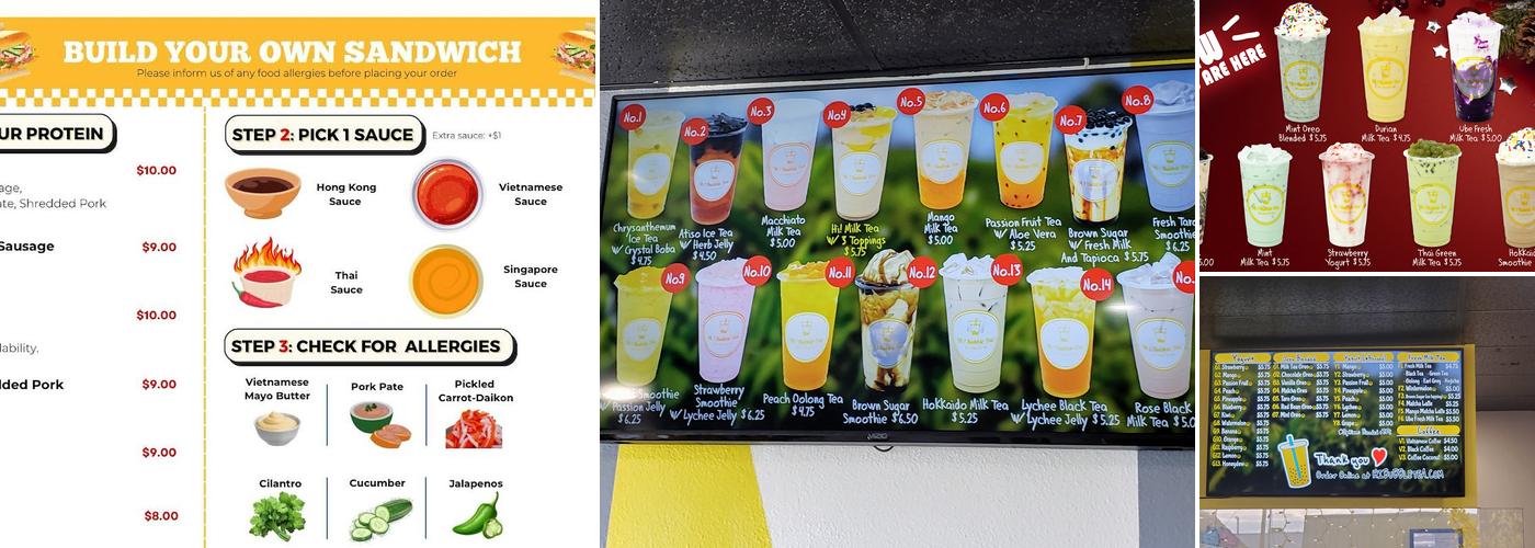 Hi Bubble Tea Menu