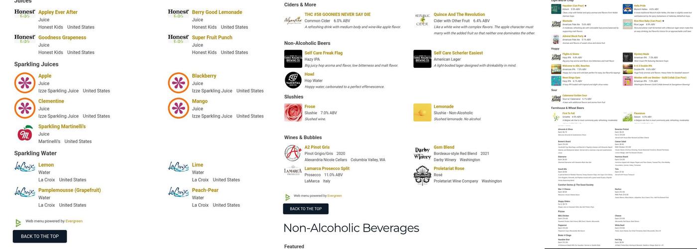 The Good Society Brewery & Public House Menu