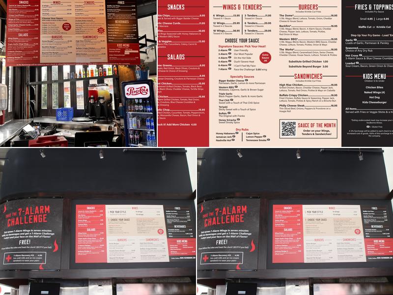 Wing Dome Menu