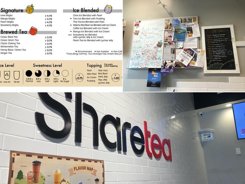 Sharetea - Orinda Menu