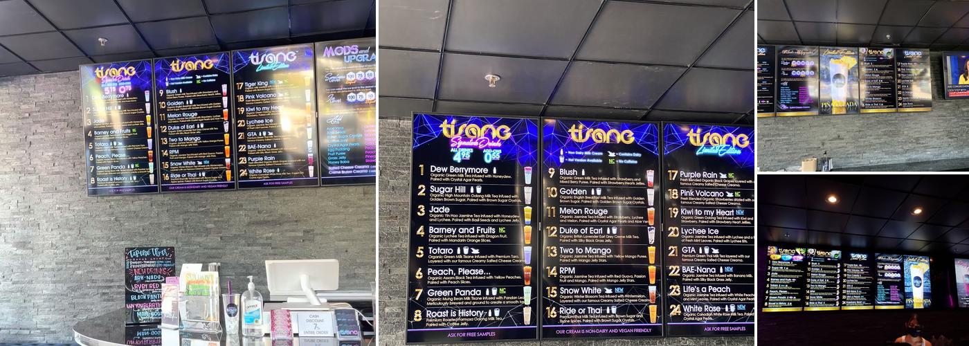 Tisane Menu