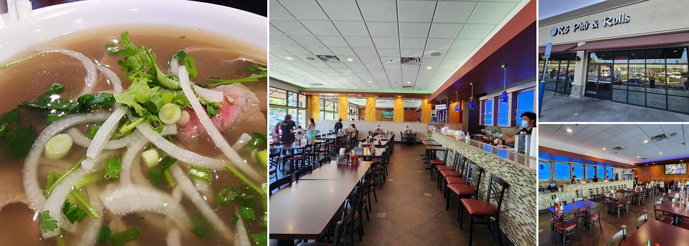 K5 pho and rolls