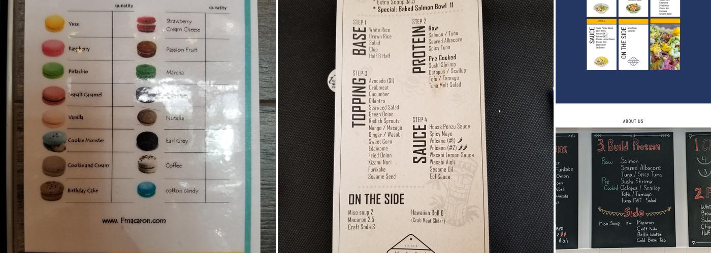 Maka Poke Menu