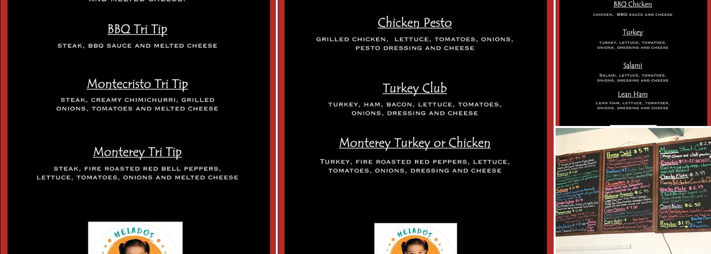 Helados la yaquesita Menu