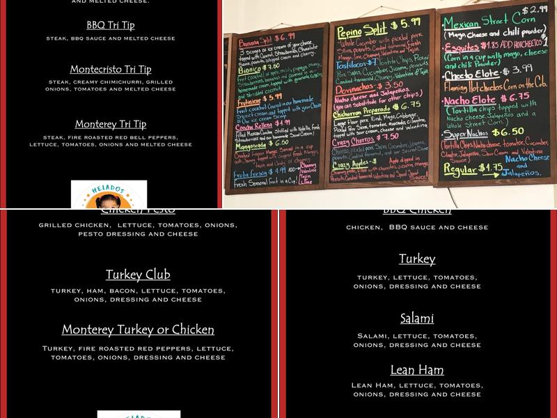 Helados la yaquesita Menu