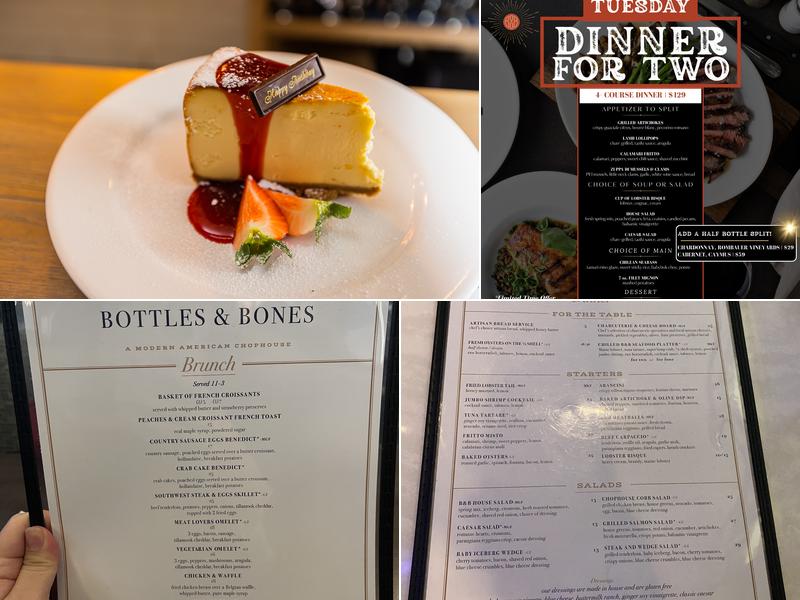 Bottles & Bones Menu