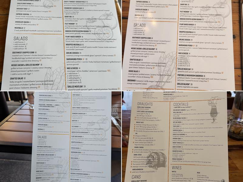 Cook and Craft - Scottsdale & Shea Menu