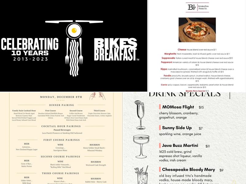 1623 Brewing Company Menu