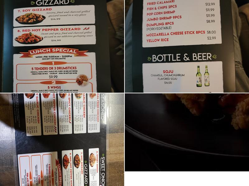 92Chicken Beltsville Menu