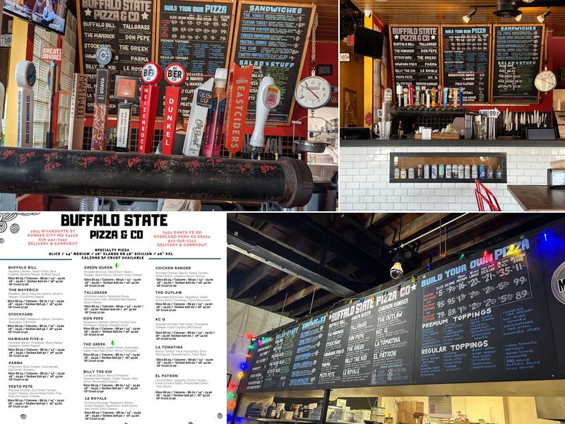 Buffalo State Pizza Co. Menu