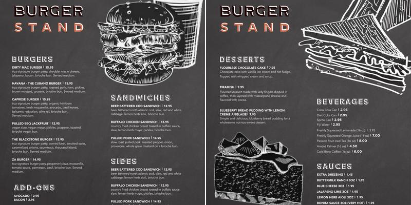 Cheebo's Burger Stand Menu