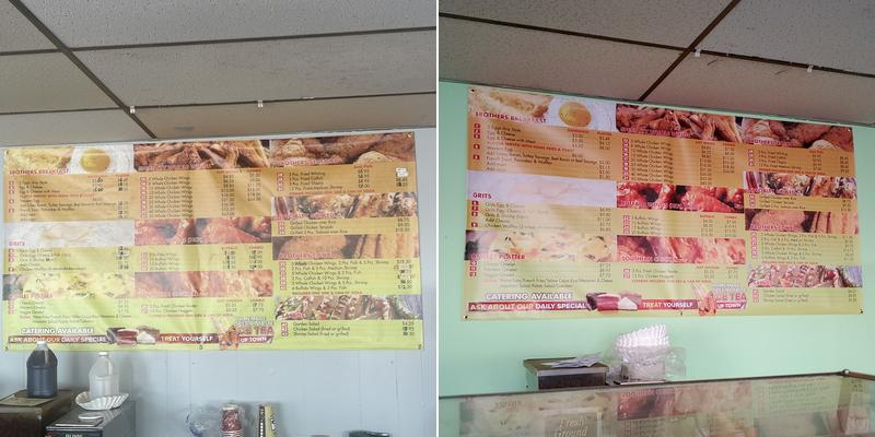 Brothers Fried Fish and Chicken Menu