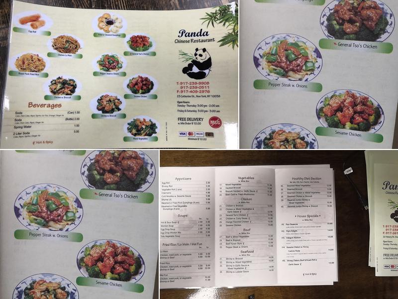 Panda Menu