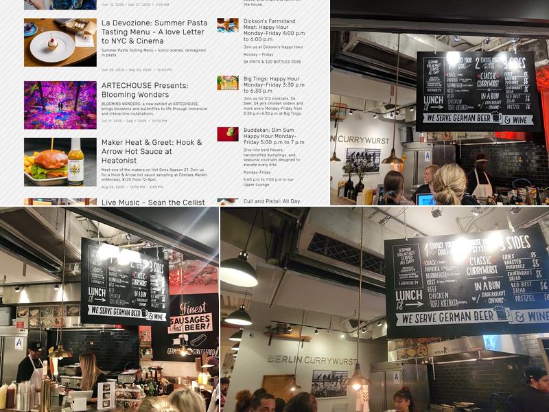 Berlin Currywurst Menu