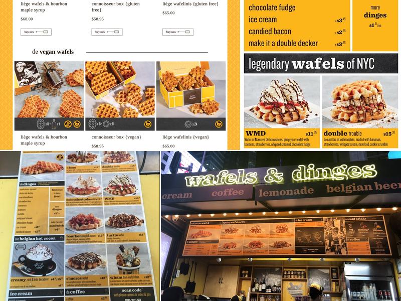 Wafels & Dinges Menu